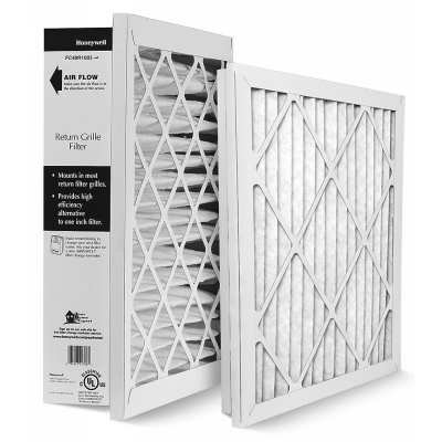 Honeywell Return Grill Media air Filters, 2 inch and 4 inch - Black and White - FC40R1185/U FC40R_FC20R-1