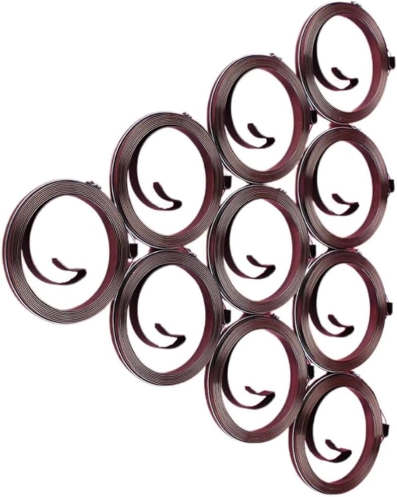 10pcs Recoil Pull Start Starter Spring 28442-ZH8-003 for Honda GX160 GX200 Lawn Mower Parts Garden Power Equipment Accessory Efficient