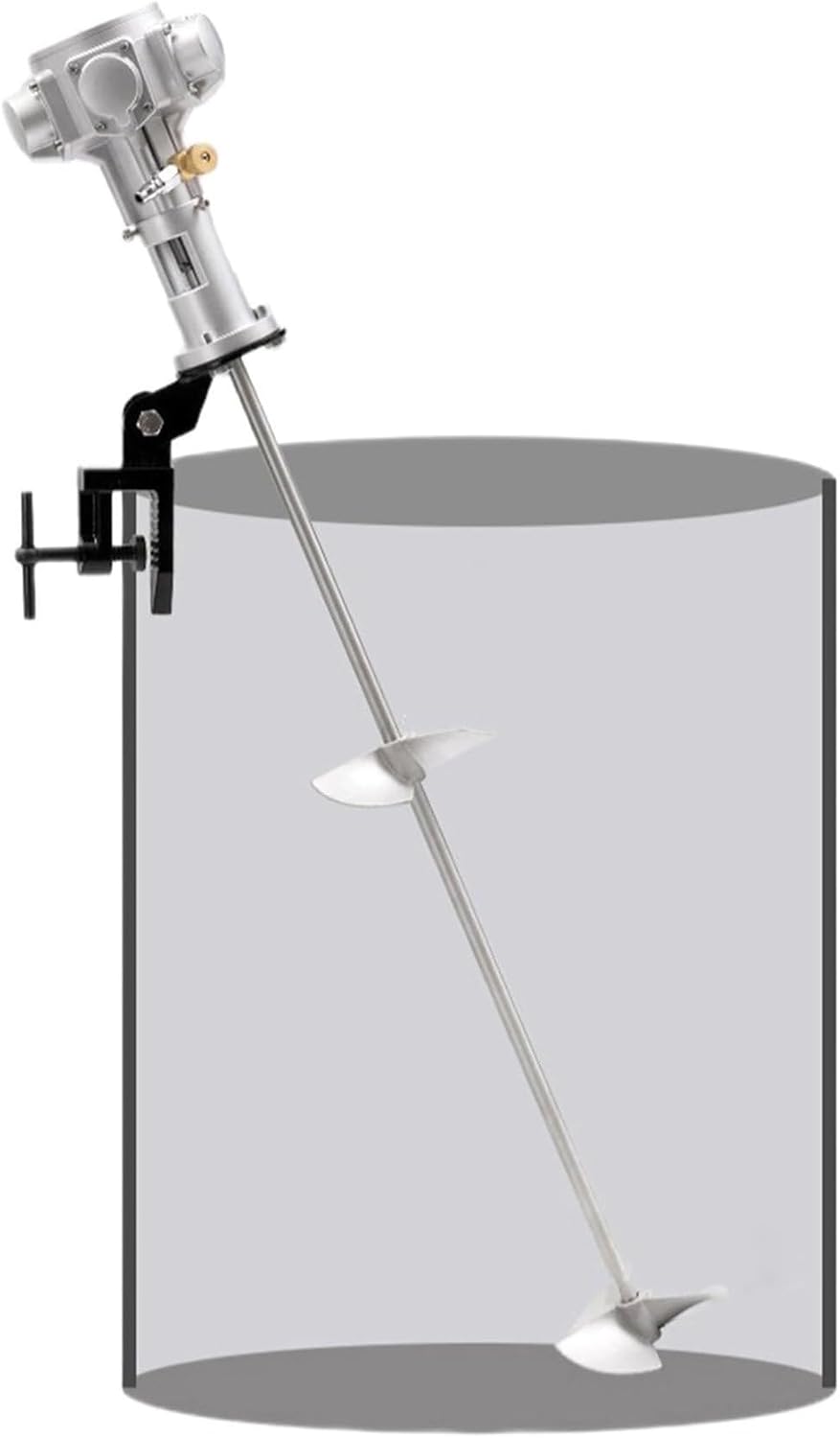 Pneumatic Stand Mixer, 55 Gallon Tank Clip Paint Agitator, Pneumatic Agitator, Paint Stirring Machine Stand