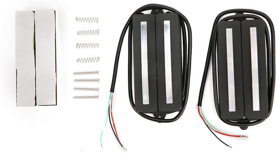 Dual Rail Electric Guitar Pickups 7 - String, 5 Core Wire Musical Instrument Accessories - High Bass Response, Durable Construction, Easy Installation for Guitar and Pedal Steel
