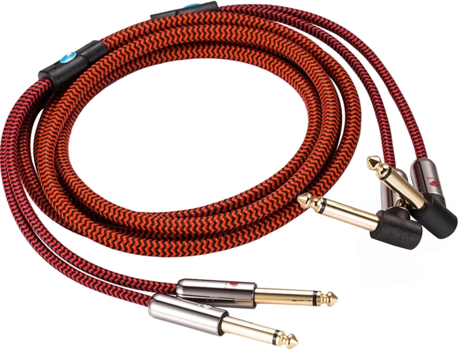 1/4 Inch Output Cable Dual 6.35mm for Amplifier Sound Mixer Electronic Organ Guitar Cable Guitar Interface Audio Cable (Color : 2meters)