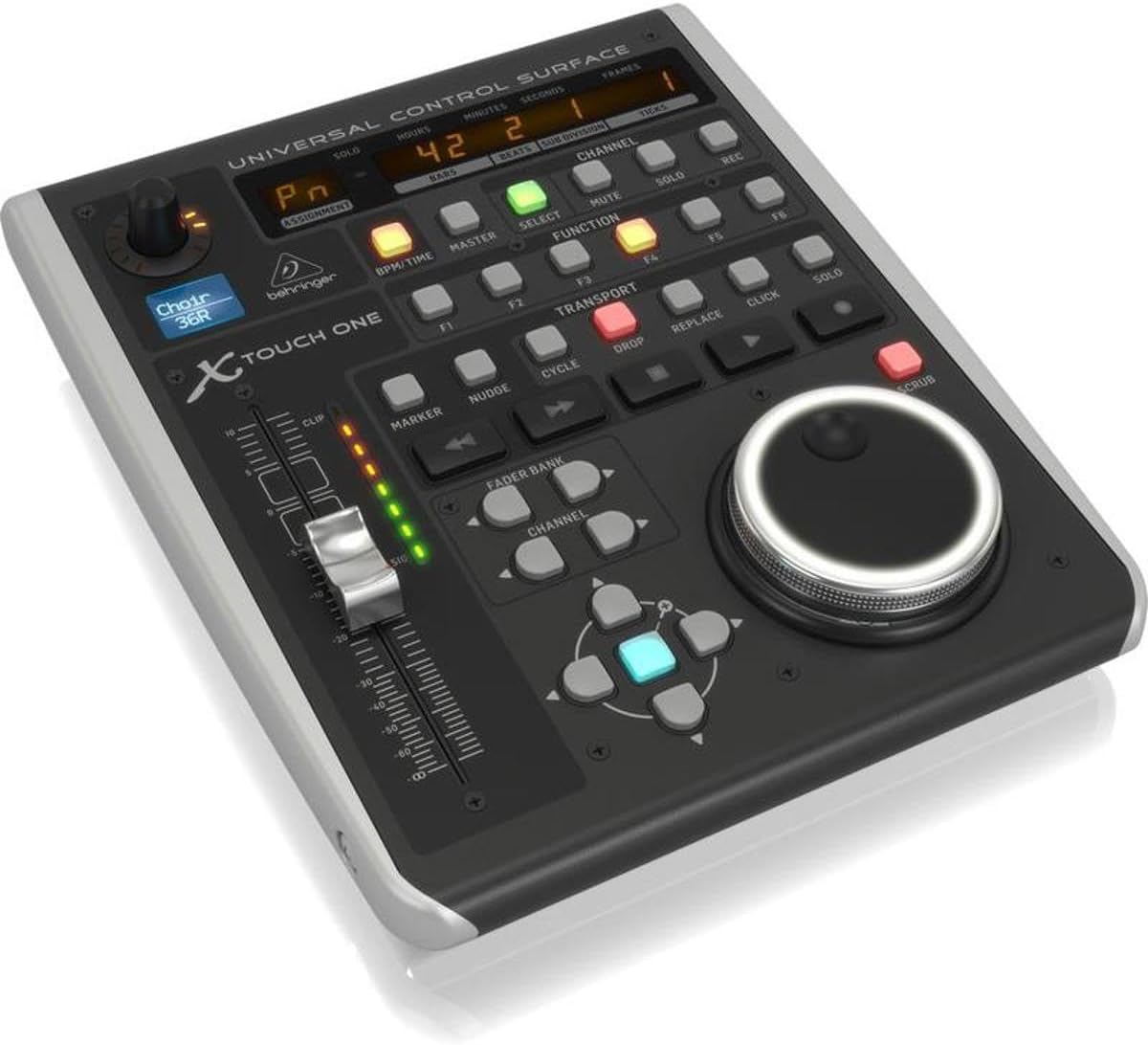 Behringer X-TOUCH ONE Universal Control Surface with Touch-Sensitive Motor Fader and LCD Scribble Strip