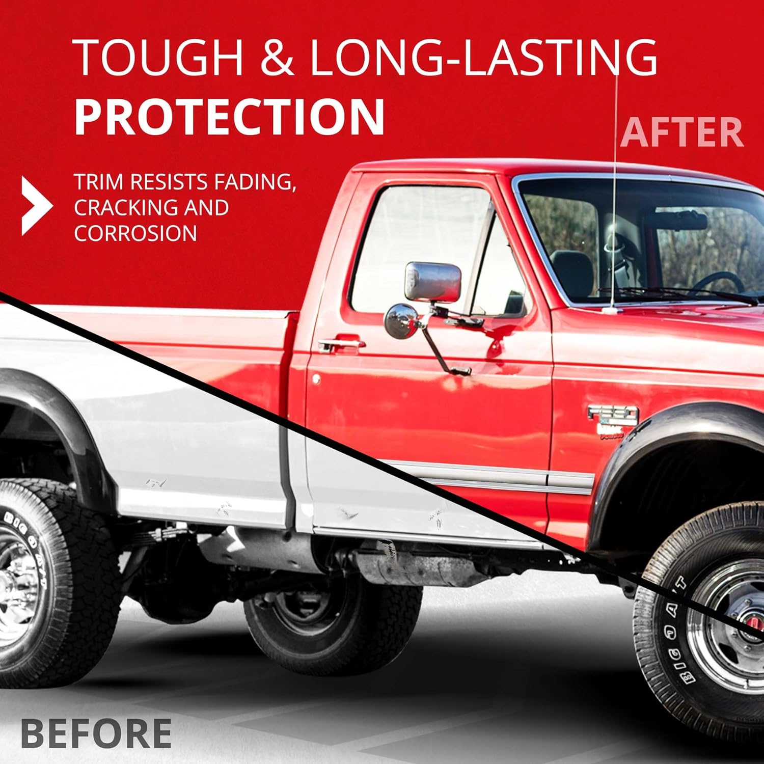 All-Fit Automotive Replacement Old Style Body Side Molding (2