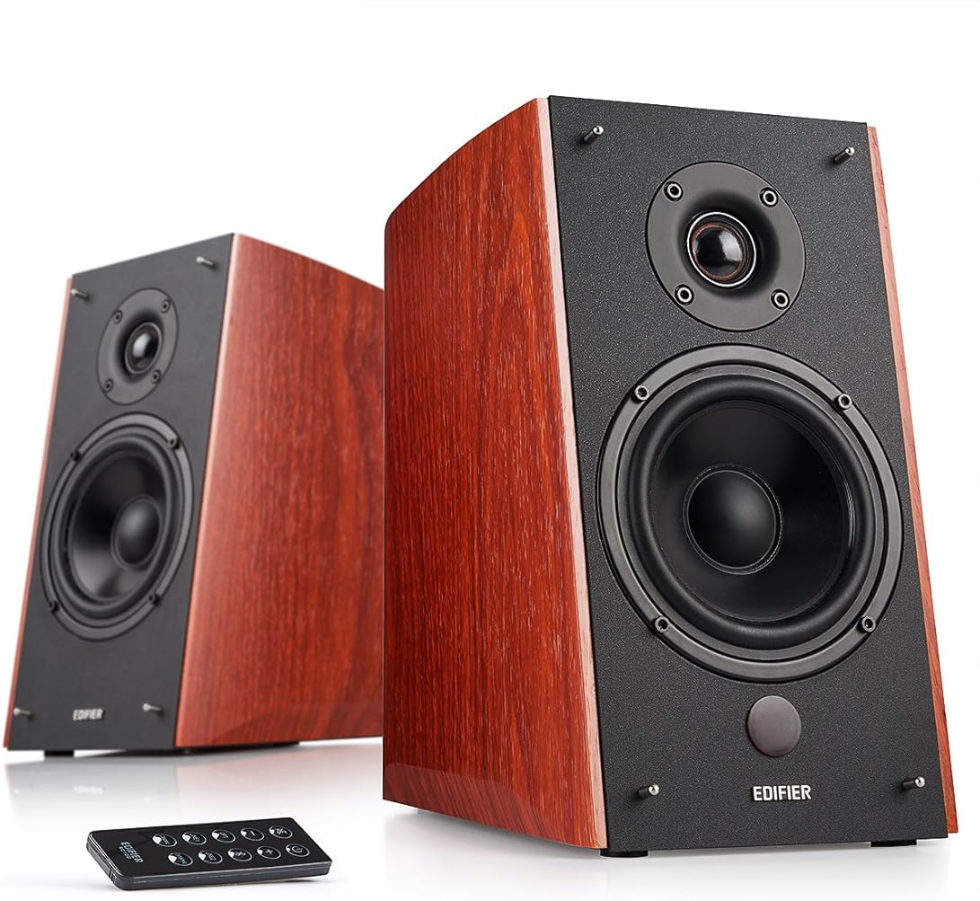 Edifier R2000DB Powered Bluetooth Bookshelf Speakers - Near-Field Studio Monitors 120W RMS Sound Monitor with Optical Input 5