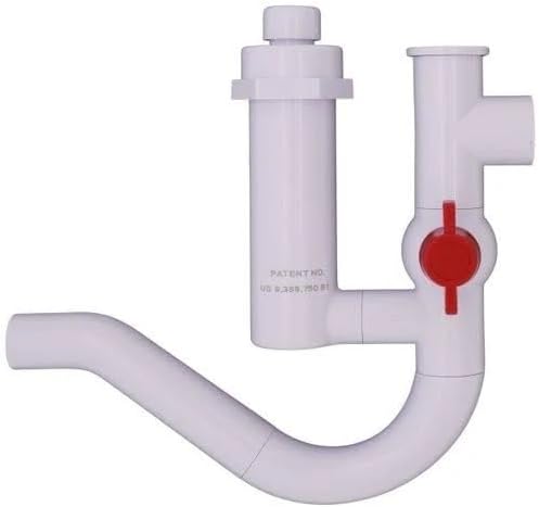 Cool Air CPT-100 Combat P-Trap | Easy-Cleaning HVAC P-Trap with Tab Dispenser | No Venting Needed | Replaces Traditional HVAC P-Traps & Insulation | Compatible with Most Furnace & AC Systems