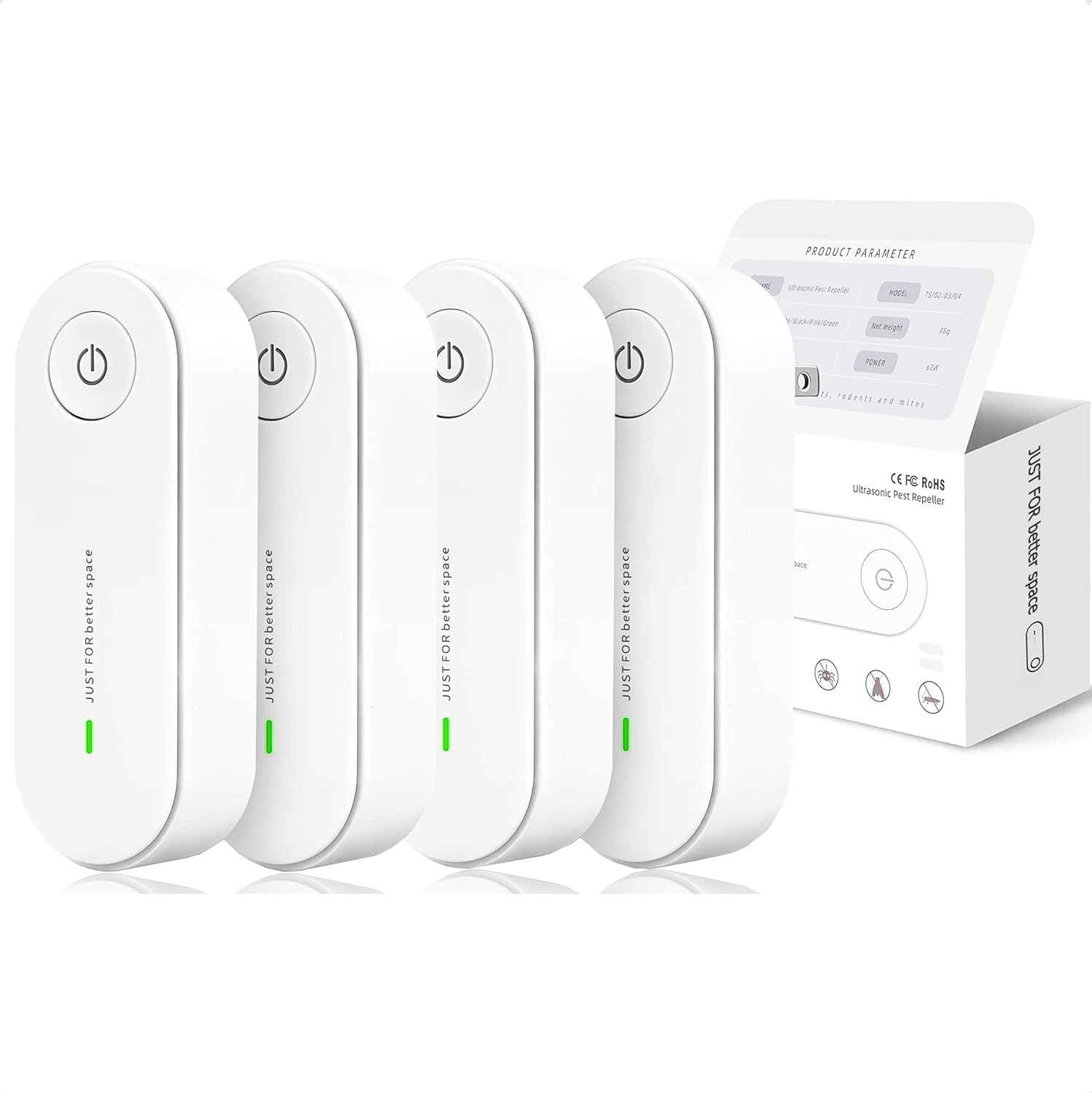 Ultrasonic Pest Repller Mice Repellent, Pest Repellent Ultrasonic Plug in, Pest Defence for Mosquitoes Rodents Bugs Insects Roache