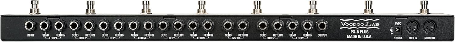 Voodoo Lab PX-8 PLUS True Bypass Programmable Pedal Switcher