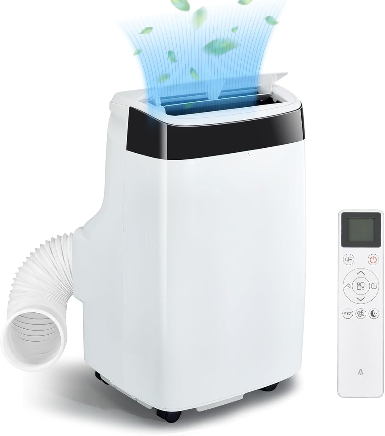 Portable Air Conditioner,10000Btu Portable AC Unit with 3 in-1 Function Cool & Fan& Dry,Room Air Conditioner with Remote Control,Cool Up to 450 Sq.ft, Sleep Mode&24Hrs Timer for Home or Office(White)