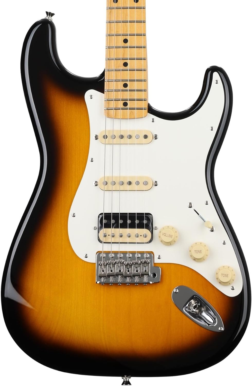 Fender 6 String Solid-Body Electric Guitar, with 2-Year Warranty, Right, 2-Color Sunburst (251802303)