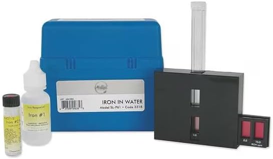 Water Testing Kit, Iron, 0.5 to 10.0 PPM