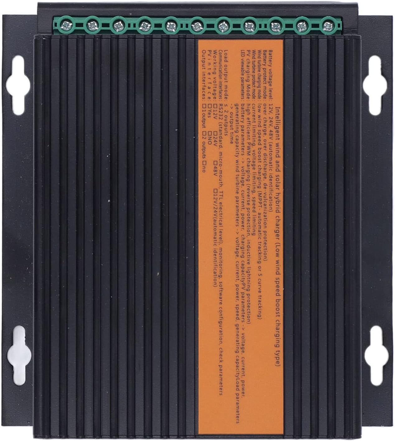 48V Wind Solar Controller MPPT Charges Boost Controller Solar Panel Charges Regulator Photovoltaic 200W