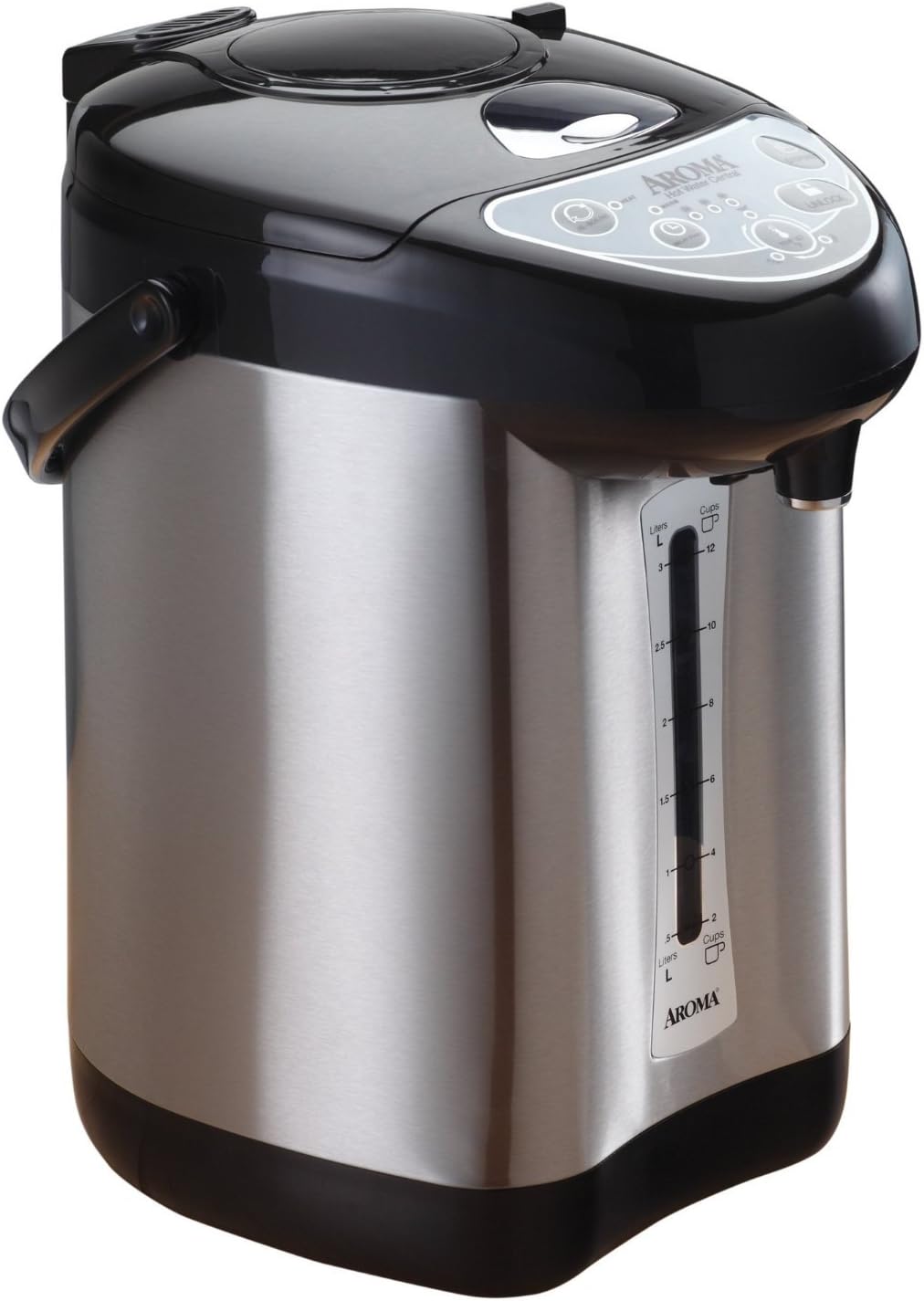 Aroma Housewares Hot Water Central 4-Quart Air Pot/Water Heater, Stainless Steel