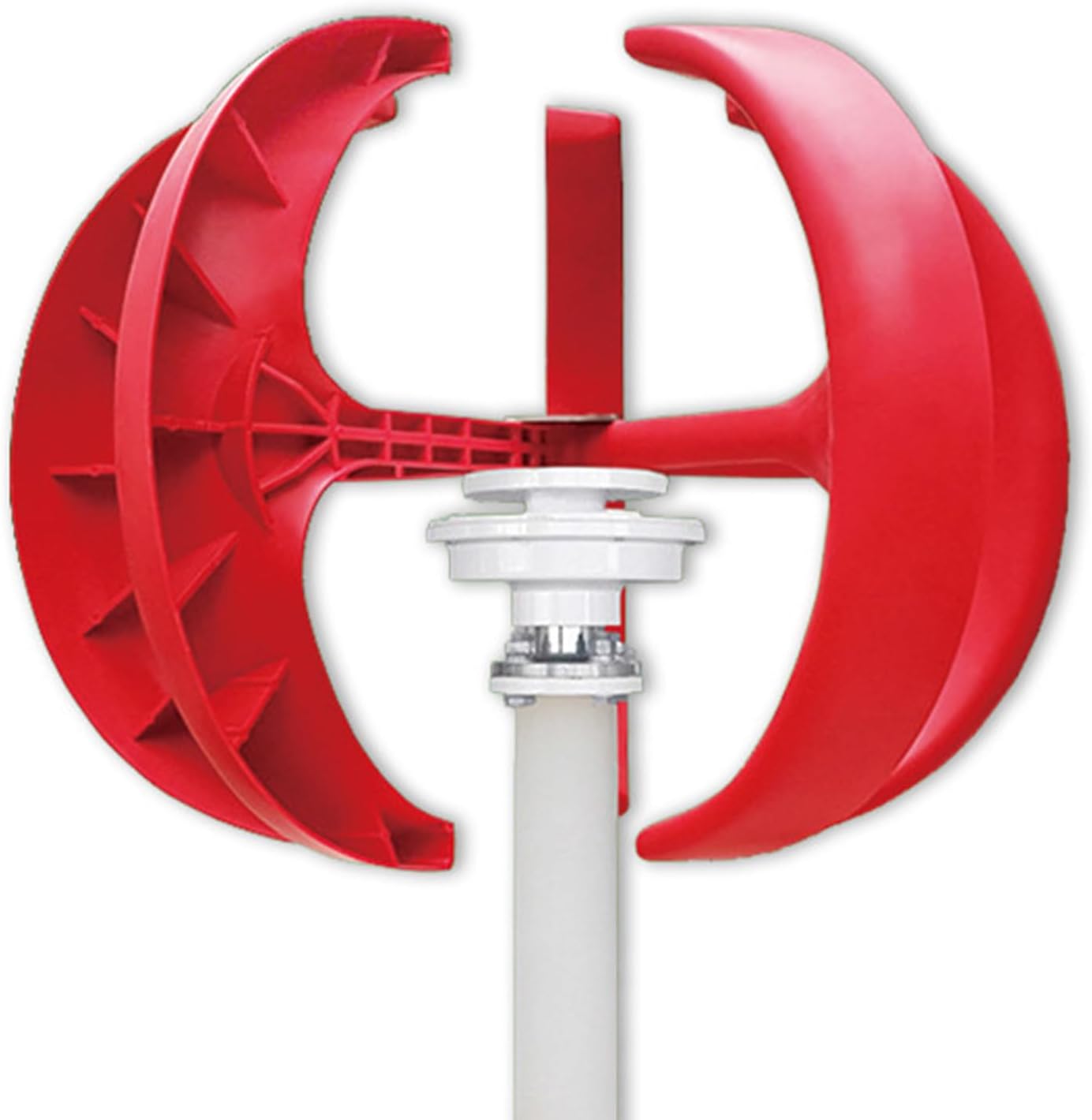 Wind Turbine Generators Kit, 12/24V 15000W/20000W Lantern 5-Blade Vertical Wind Turbine Generator with Controller for Home Hybrids Streetlight Use Electromagnetic Electricity,15000W-24V