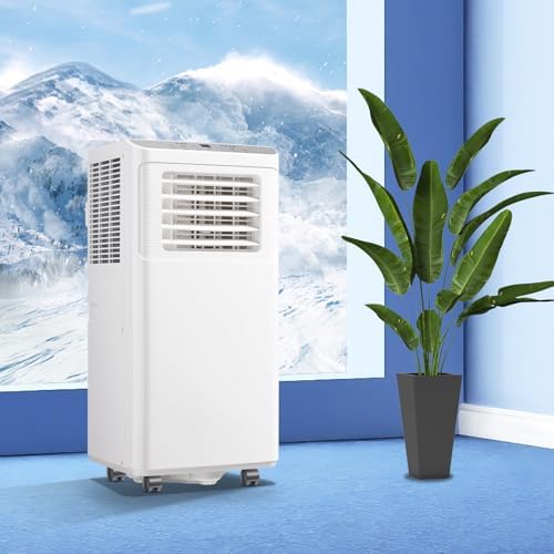 Portable Air Conditioner Cools 250Sq.ft, 5000BTU SACC (8000 BTU ASHRAE) White