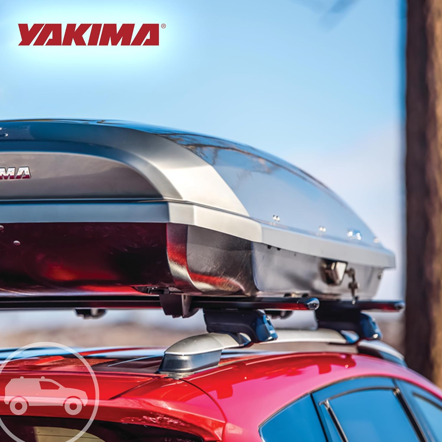 Yakima Set of 2 Roof Rack Crossbars, Rooftop Car, SUV, or Truck T-Slot Bars Compatible with StreamLine Tower – Bars Only, 50 Inch, JetStream