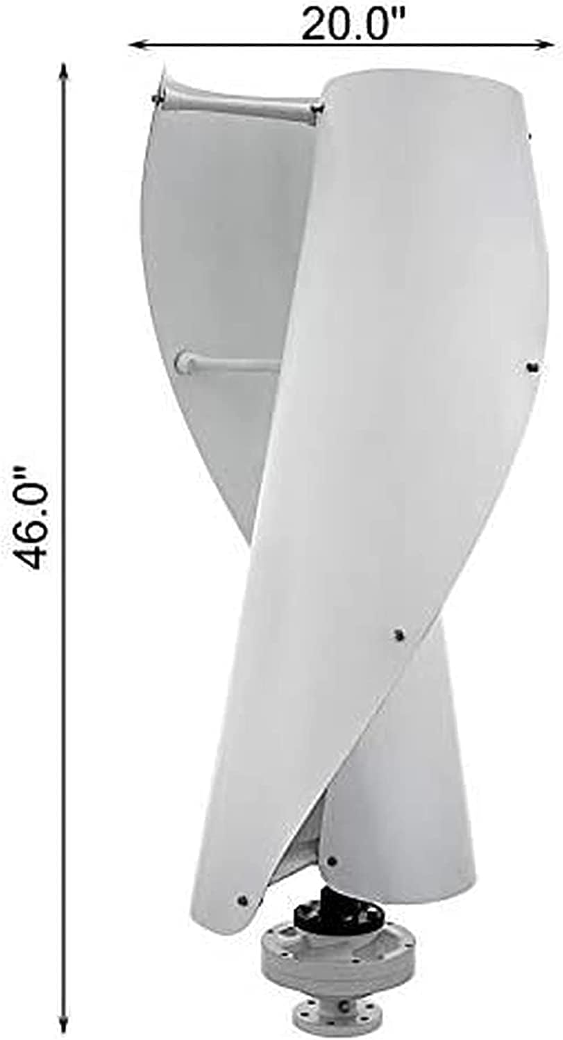 LiuSj JUnSt 9000W Spiral Wind Power Turbine Generator Wind Turbine Spiral Vertical-Shaft Wind Turbine Generator Windmill for Home Outdoor Garden Boat