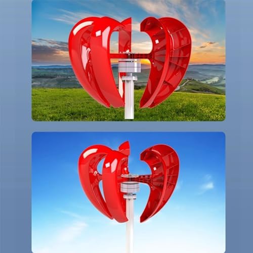 1200W Vertical Axis Wind Turbine with Controller - 12V/24V/48V Permanent Magnet Synchronous Generator for Home Hybrid Wind & Solar Power System - Eco-Friendly Energy Solution
