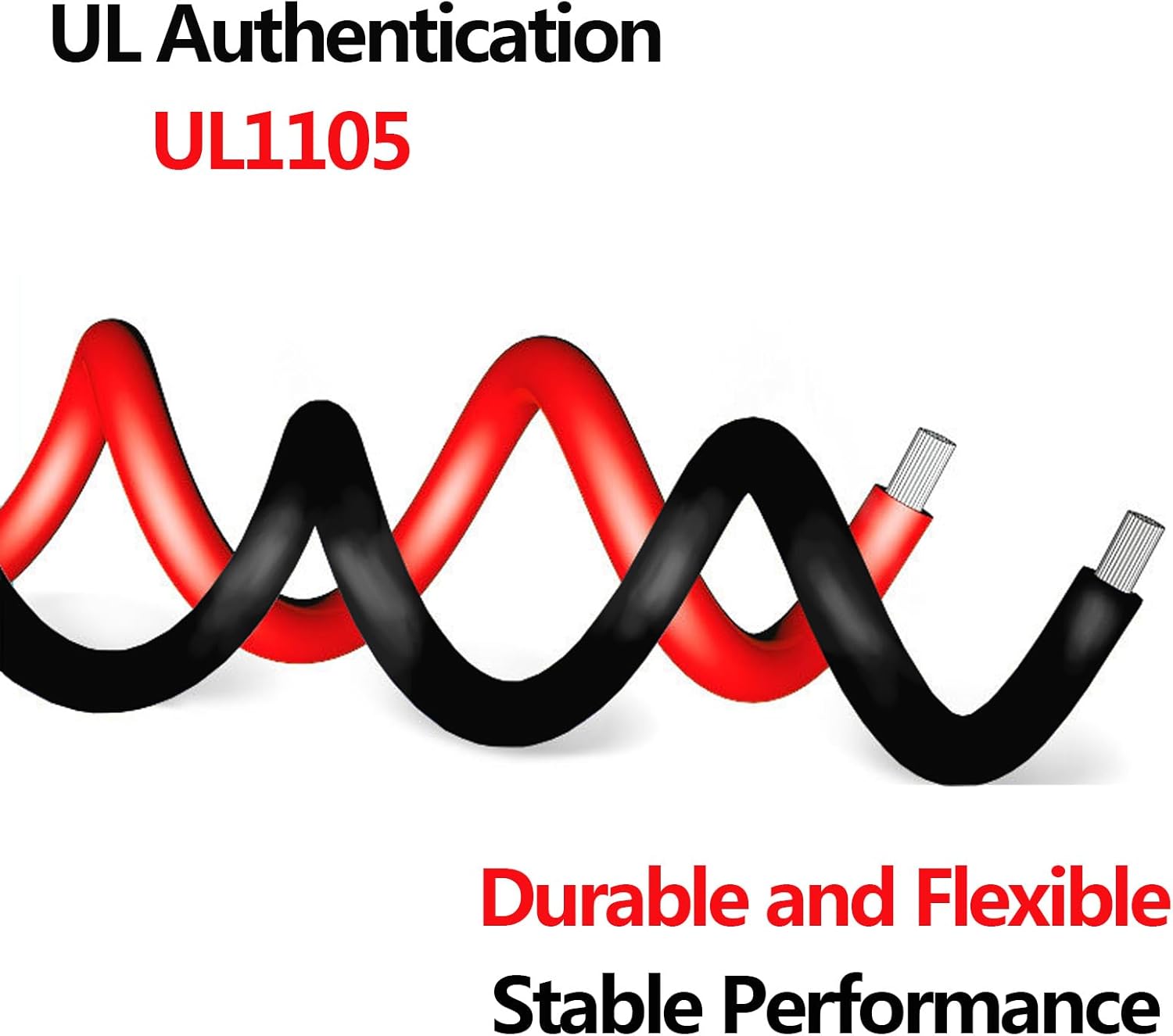 TINGEN 6AWG Solar Cable (20Ft*20Ft 6AWG), Red and Black