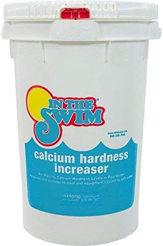 In The Swim Calcium Hardness Increaser for Swimming Pools - Fast-Acting, Scale Prevention - 94% Calcium Chloride - 45 Pounds