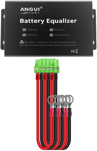 Battery Equalizer BM104S 4 x 12V Batteries 48V DC Inverter Active Voltage Balancer Charger Discharge Regulator (BM104S)