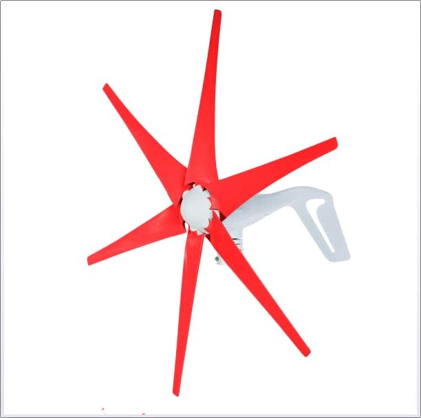 8000W Red Wind Generator Wind Turbine with Nylon Fibre Use for Farm Boat Home Company Ship