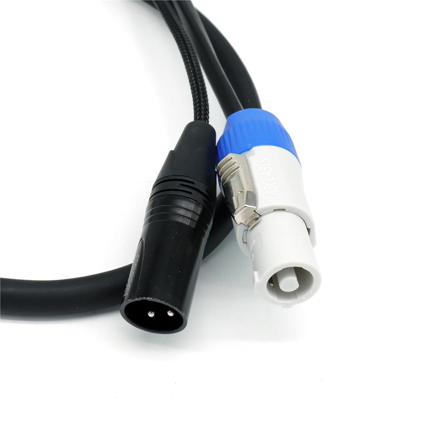 XLR DMX Line & PowerCON in/Out Combo Cable – Audio Signal & Speaker Control for Mobile Stage, DJ Shows & Moving Heads(5)