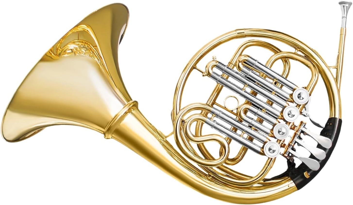 4 Key French Horn French Horn Instrument B Flat Or F Key Three Four Single Row Double Beginner(6)