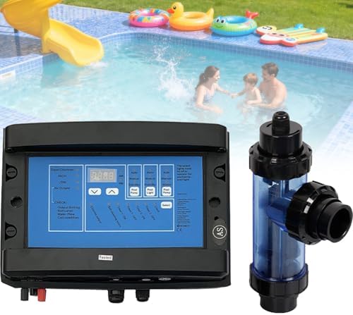 X50CL Swimming Pool Salt Chlorine Generator with Water Flow Sensor – Hot Spring Disinfection and Sterilization Equipment for Effective Pool Maintenance