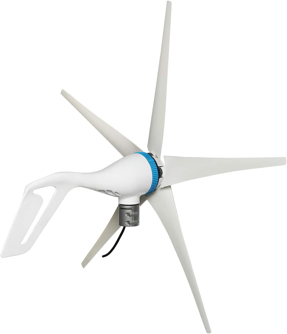4200W 3/5 Blades Horizontal Wind Generator Wind Turbines Generator Windmill Energy Turbines Charge with Controller for Camp,3 Blades,12v