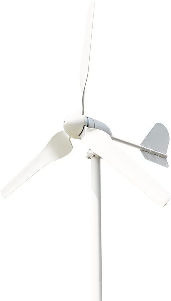 Wind Turbine Generator Kit, 3000w Windmill Turbine Generator kit 3kw Power 3Blade 24V 48V Energy With MPPT Charger Controller Off Grid Inverter System for Hybrid Solar Wind System(Wind Turbine Only-01