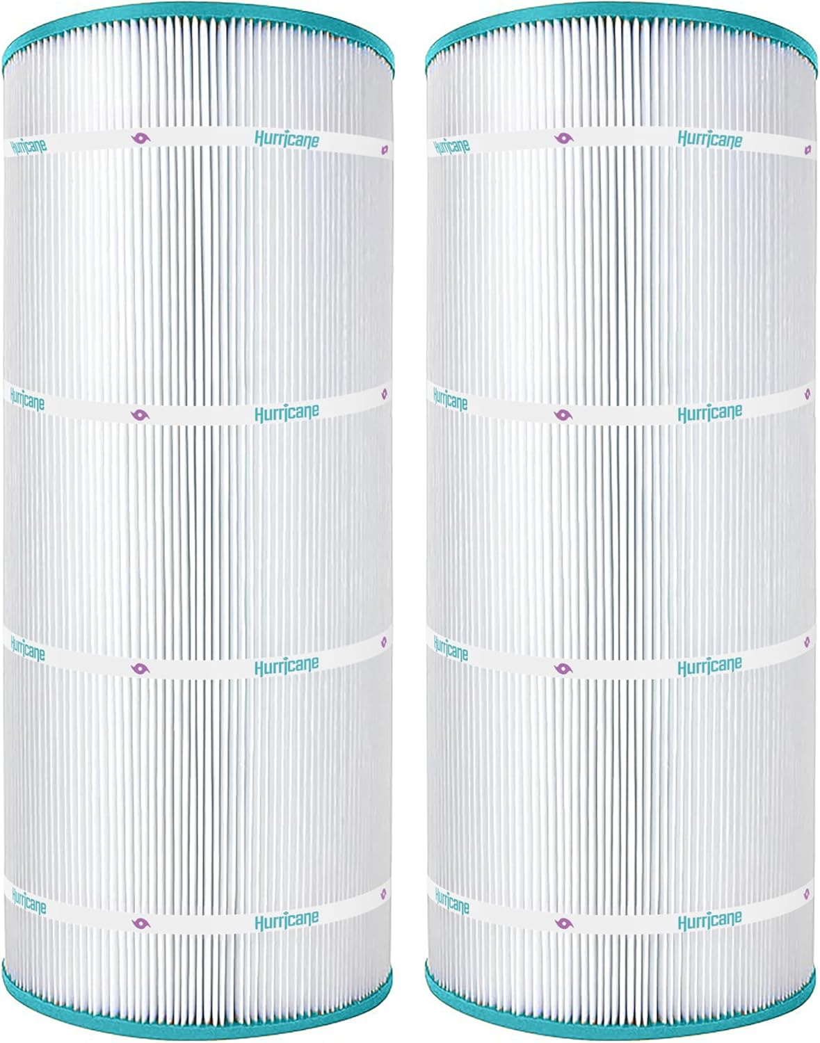 Hurricane Filters 2 Pack HF9410-01 Advanced Pool Filter Cartridge - Replacement for PAP100-4, Unicel C-9410, Filbur FC-0686, Predator 100, Pentair Clean & Clear 100