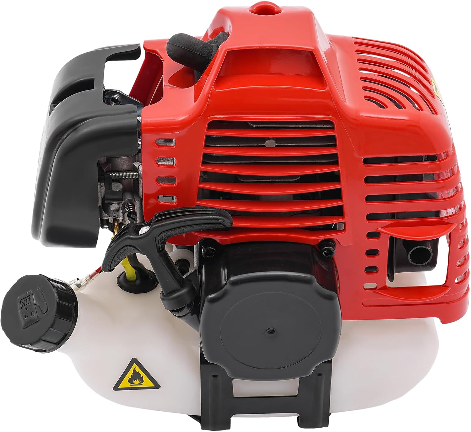 42.7CC 3 HP Gasoline Engine, 2 Stroke Gas Powered Engine Motor Single-cylinder Air Cooling Petrol Engine with Starter Handle, Mini Gasoline Motor Engine for Lawn and Garden Equipment