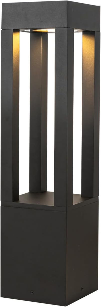Kuzco Lighting EB42924-BK-UNV Napa Exterior Bollard, Integrated LED, Black