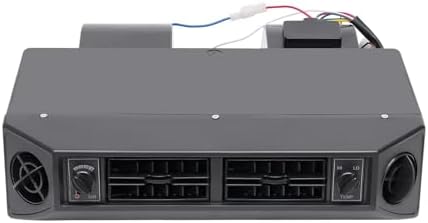 12V Universal Under Dash A/C Evaporator Kit - Heat & Cool 3-Speed Air Flow for Cars & Trucks, BEU-404-100 HVAC Unit with 600 CFM Air Volume