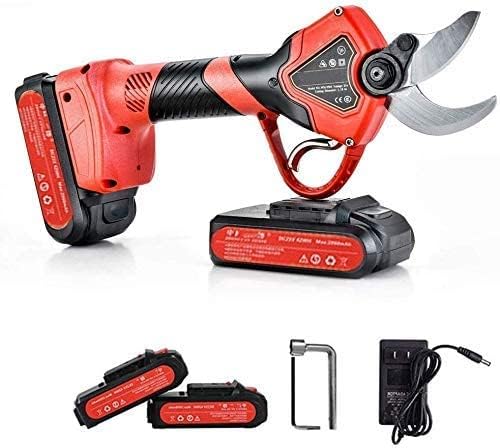 Professional Electric Pruning Shears Cordless Electric Pruning Shears 2Pcs Rechargeable 2Ah Lithium Battery Professional Tree Branch Pruner 30Mm Small