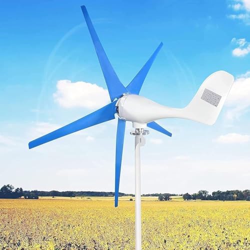 5000W 12V Wind Turbine Generator Kit – High-Efficiency 5-Blade Windmill with Smart Wind Controller for Off-Grid Power Solutions and Renewable Energy Systems