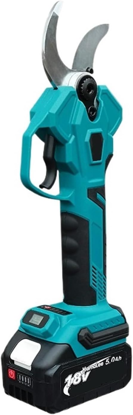 50mm Brushless Cordless Electric Scissors Pruner Pruning Shears Efficient Fruit Tree Bonsai Pruning Branche Cutter(2x5.0Ah Toolbox)