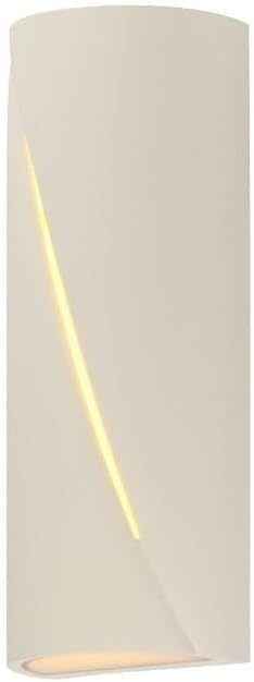 ET2 Puff 24W 1 LED Light Outdoor Wall Mount with Chaulk White Finish