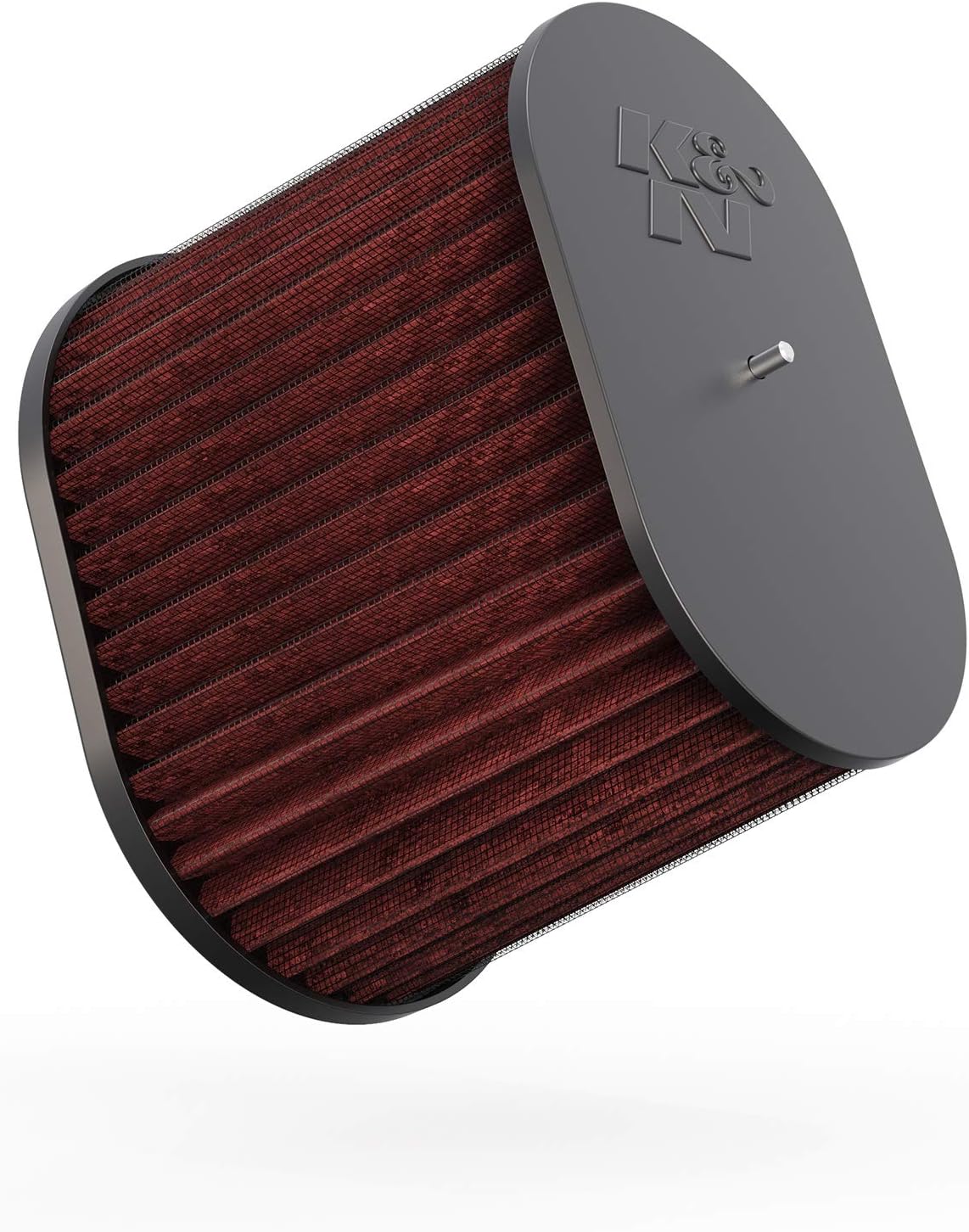 K&N High-Flow Original Lifetime Oval Universal Air Filter: High Performance, Premium, Washable: Flange Diameter: 3.6875 In, Filter Height: 7.875 In, Flange Length: 1 In, Shape: Oval Straight, RC-5178