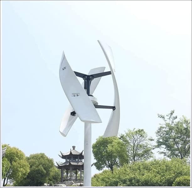 3000/4000W Levitation Upright Wind Turbine, No Noise Vertical Magnetic Wind Generator with Charge Controller 12V-220V Vertical Axis Wind Turbine