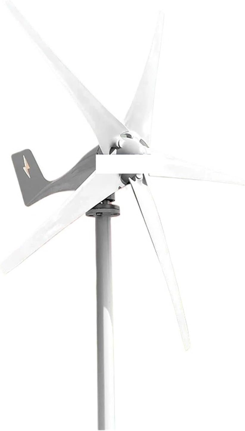 7kw Horizontal Wind Turbine Generator 24V 48V 96V Magnetic Dynamo Strong Power Inverter Output for Home Low Starting Speed for Home(Wind Turbine only,24V_5000W)