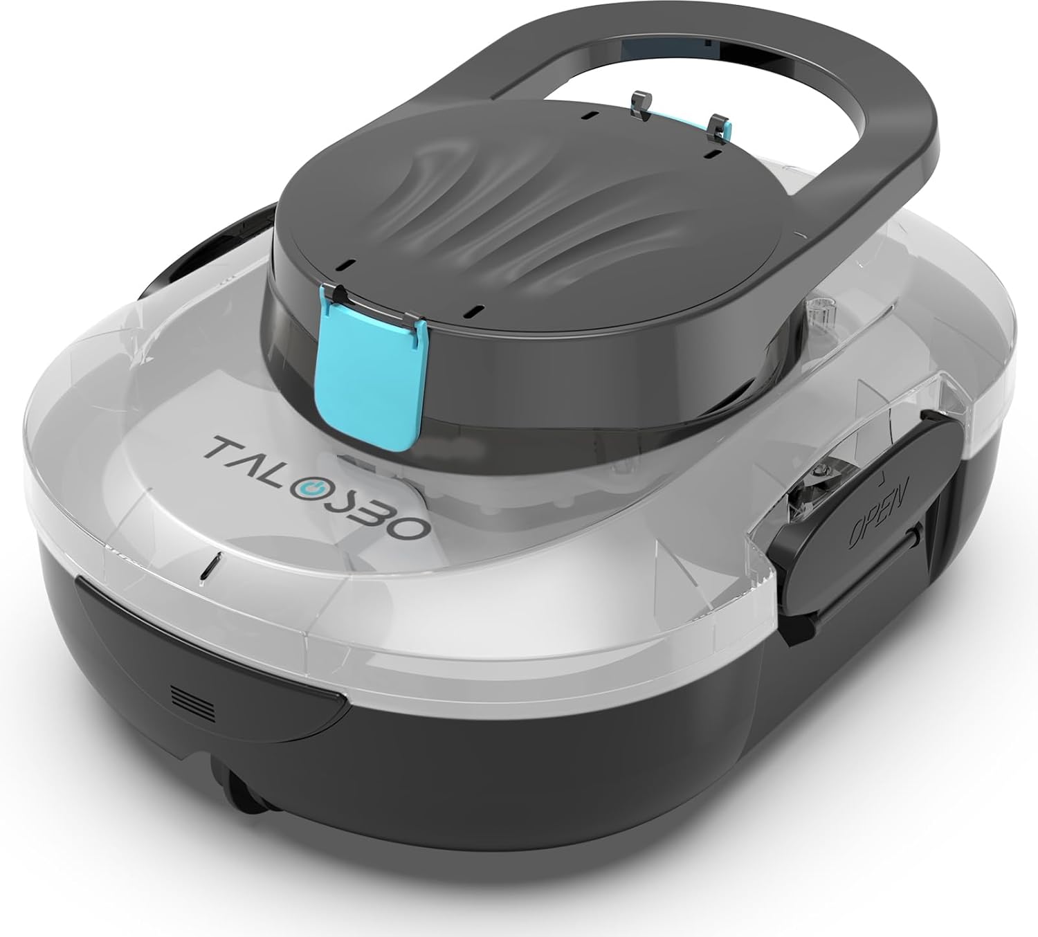 Pleco S1 Cordless Pool Vacuum Robotic Pool Cleaner with 75-80Mins Runtime, Small Pool Robot for Above-Ground Pools up to 645 Sq.ft, Lightweight, Auto-Parking