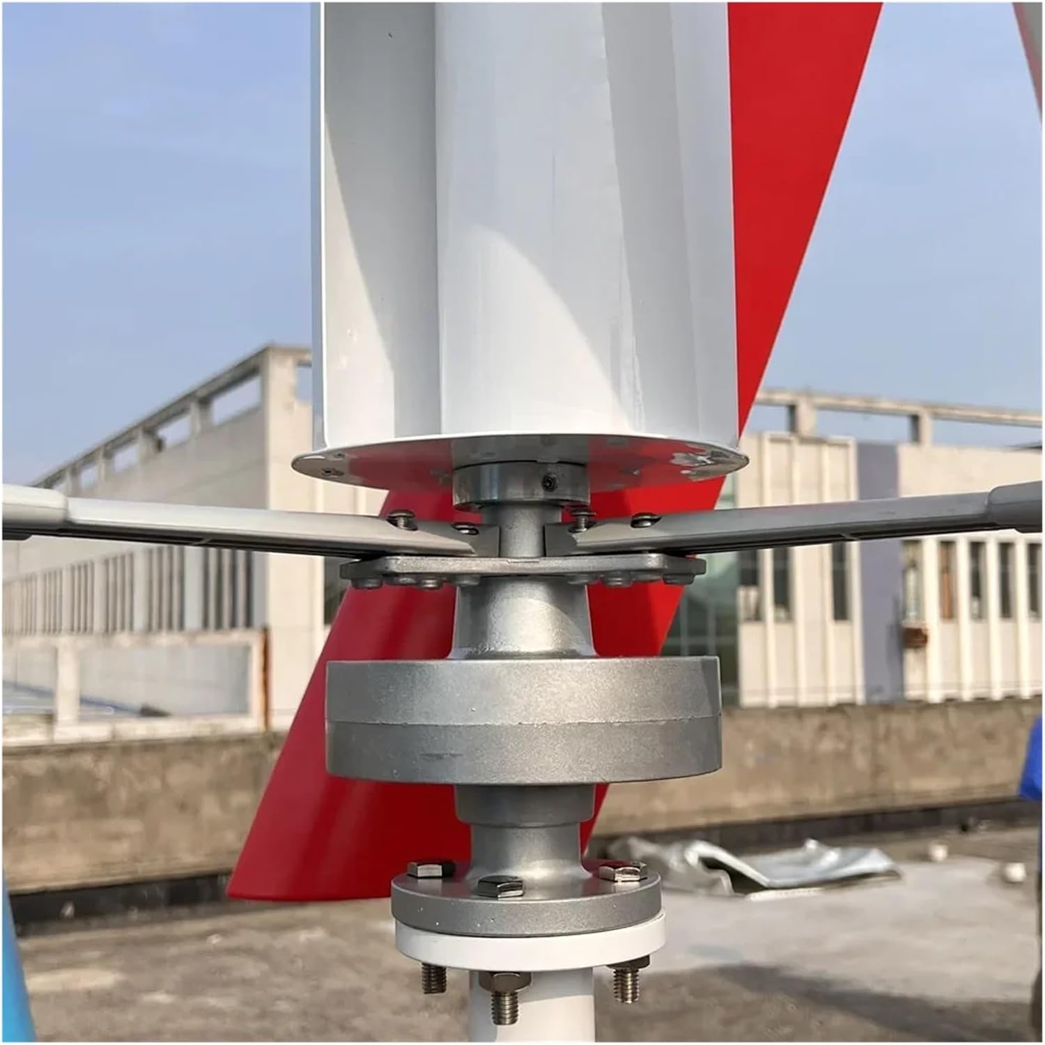 5000W 8000W 12V 24V 48V Vertical Wind Turbine Generator for Home Wind Power Windmill Permanent Maglev with MPPT Low Starting Speed for Home(White,24V_5KW)