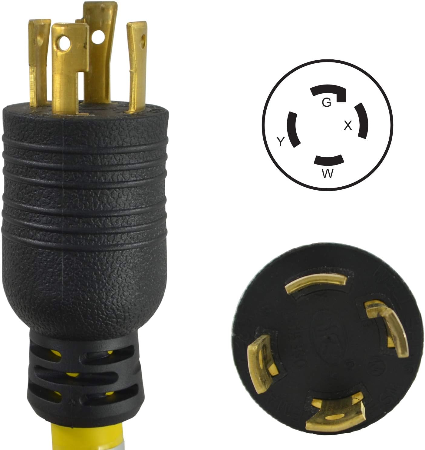 Conntek 20601-040 L14-30 Generator Extension Cord (40 Feet) UL Listed