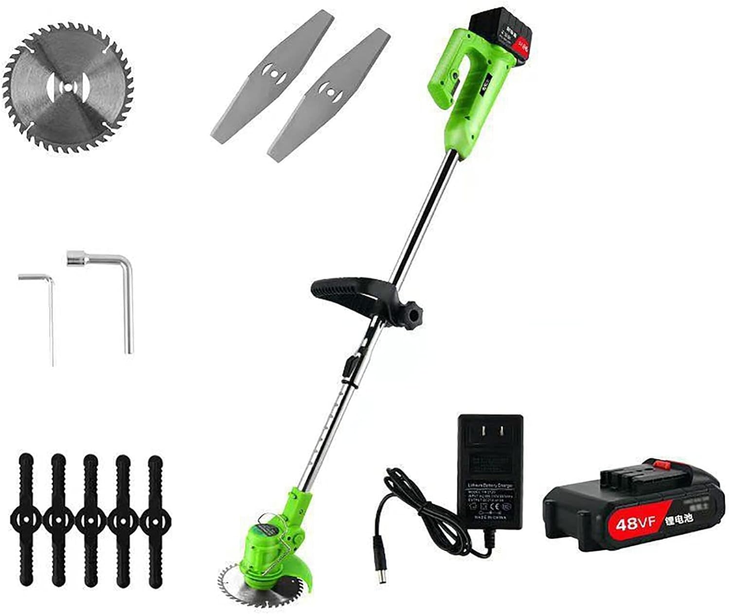 Hand Mower Cylinder Mower Cheap Lawn mowers Wireless Lawn Trimmer with Lithium Battery Charger 48V10000mAh