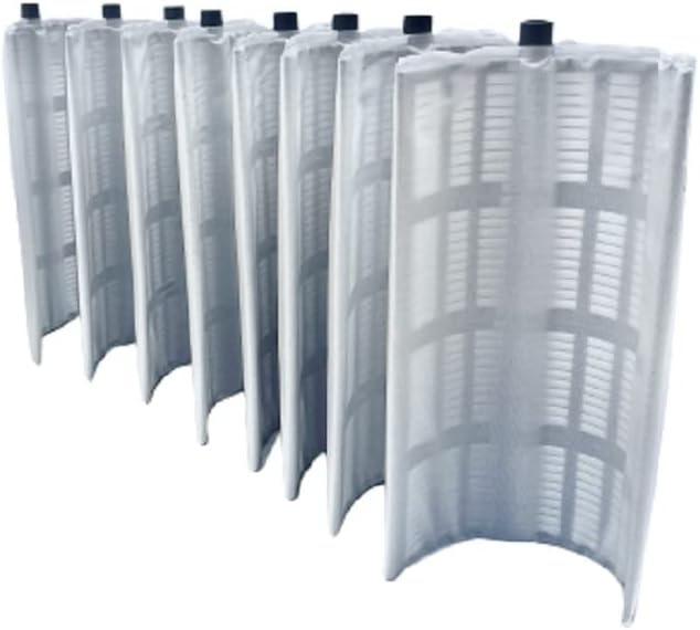 DPM Swimming Pool DE PUREX Filter Grid Replacement Set SMBW Pool Filter Grids Made in USA 8 Large Upside Down Grids | Replacement for 07-4926 FG-1272 FC-9260 (72 Sq Ft (37 5/16 inch Height))