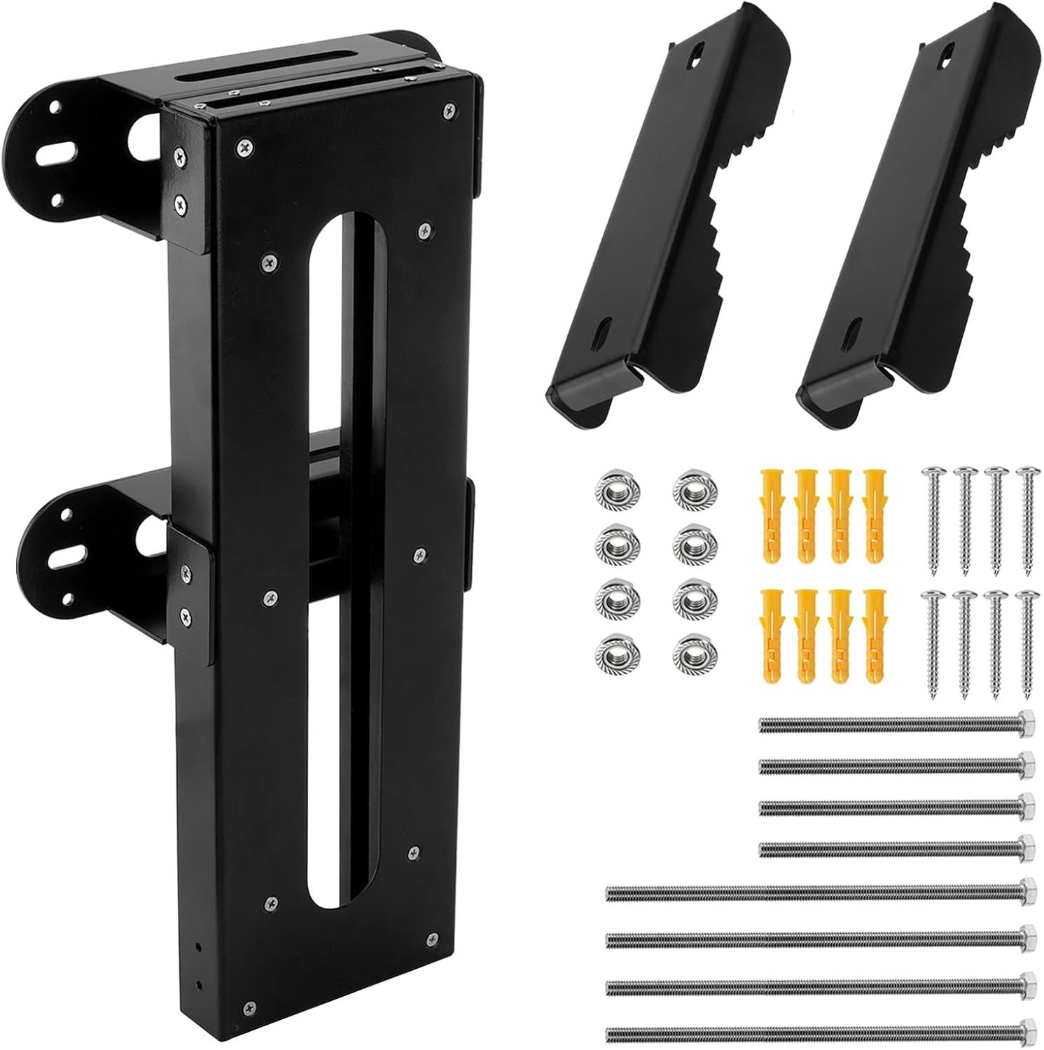 Chainsaw Mount for Tractor, 16.5in Chainsaw Carrier Kit Installed On Round/Square Pipes, Heavy Duty Tractor Chainsaw Holder for ATVs, UTVs(Can be Mounted on The ROPS)