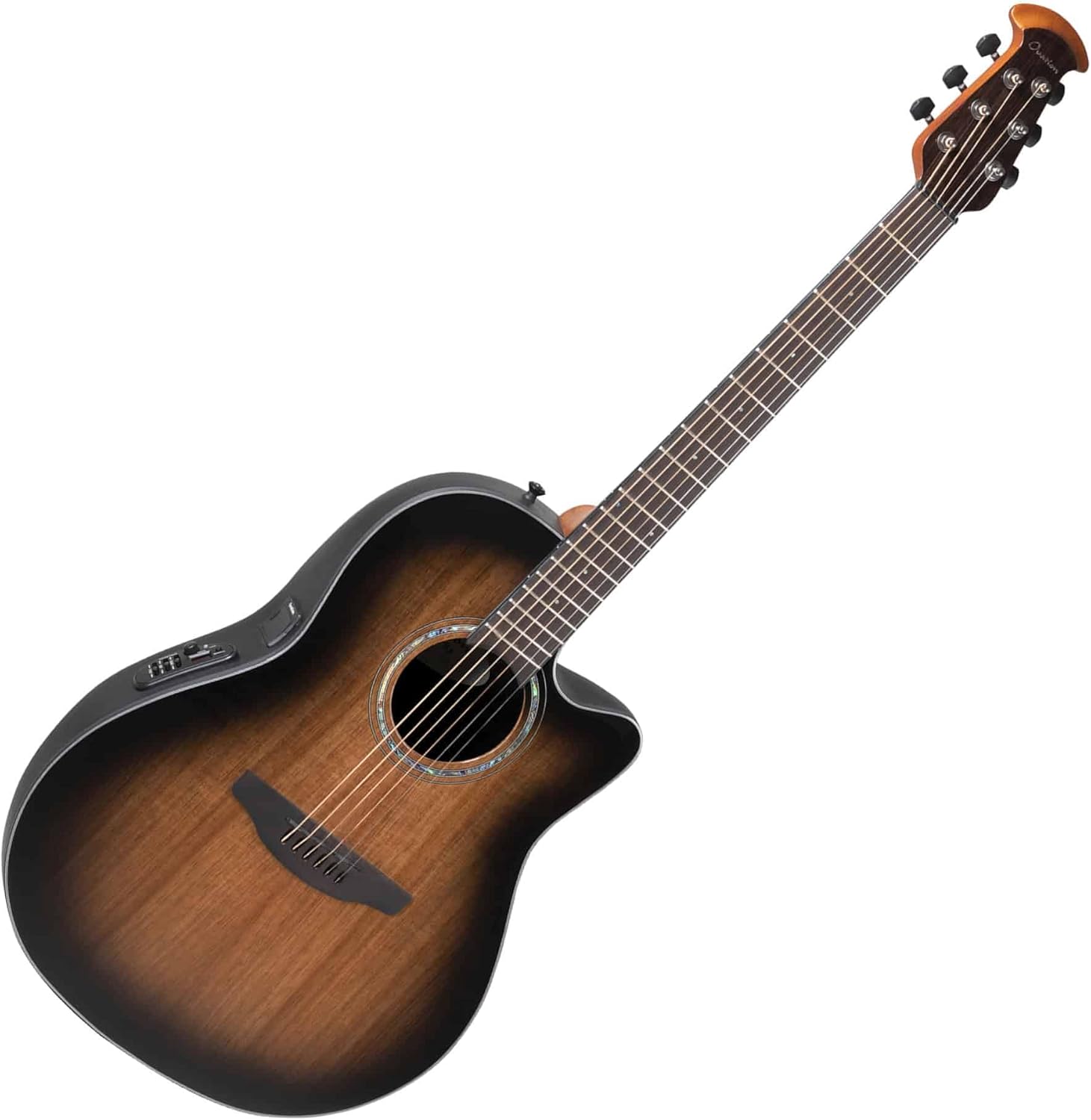 Ovation Celebrity Traditional Plus E-Acoustic Guitar CS24P-ABLKW, CS/Mid/Cutaway, Blackwood