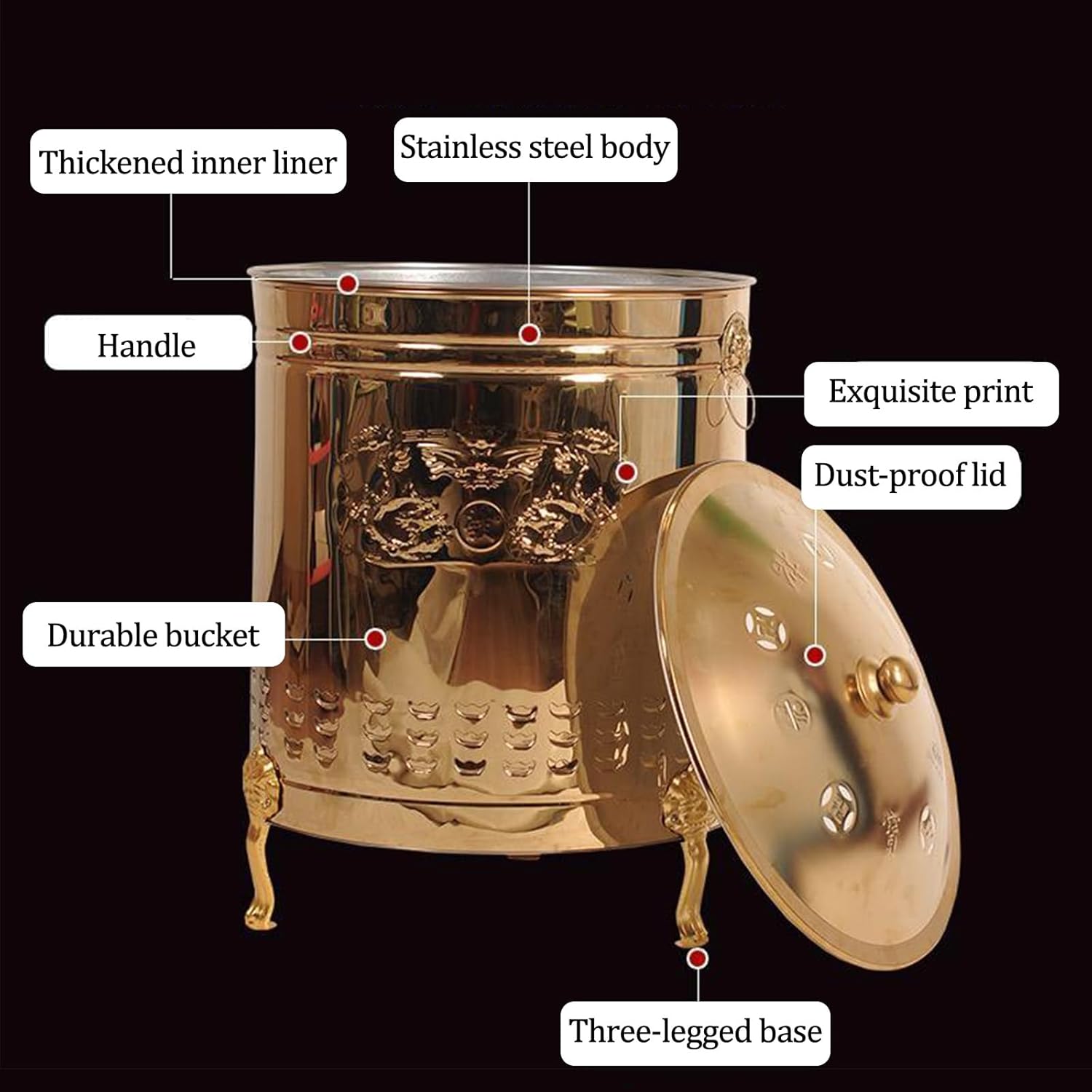 Burn Barrel, Stainless Steel Burn Cage Incinerator, Portable Fire Pit for Leaves, Trash, Backyard Debris(XX-Large)