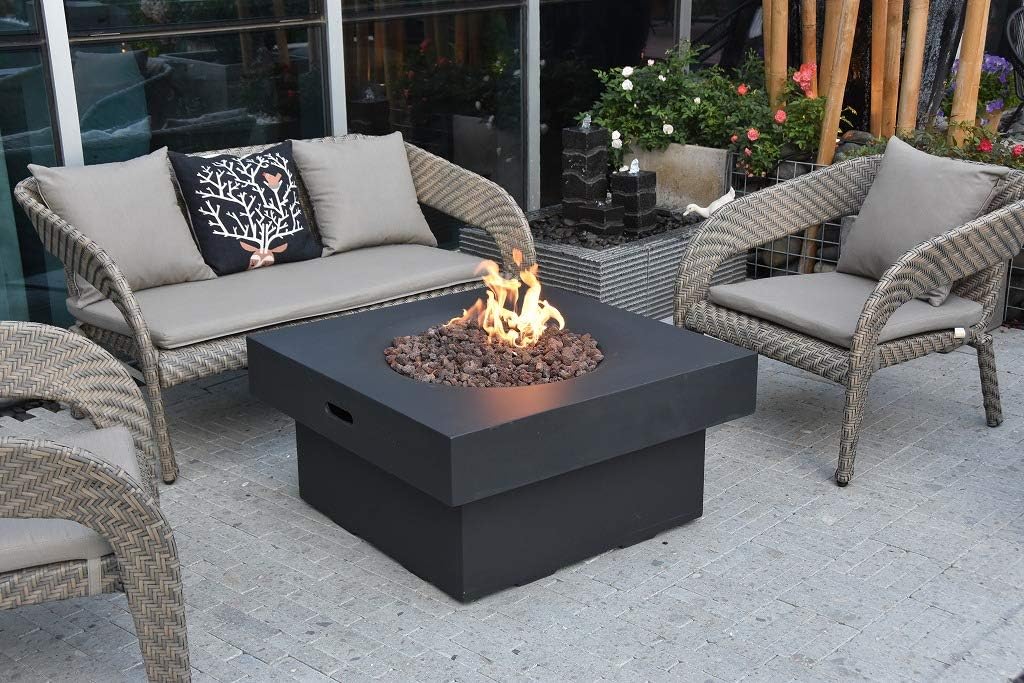 Modeno Fire Pit Fire Table Outdoor Furniture Branford Fire Table Brand-Propane
